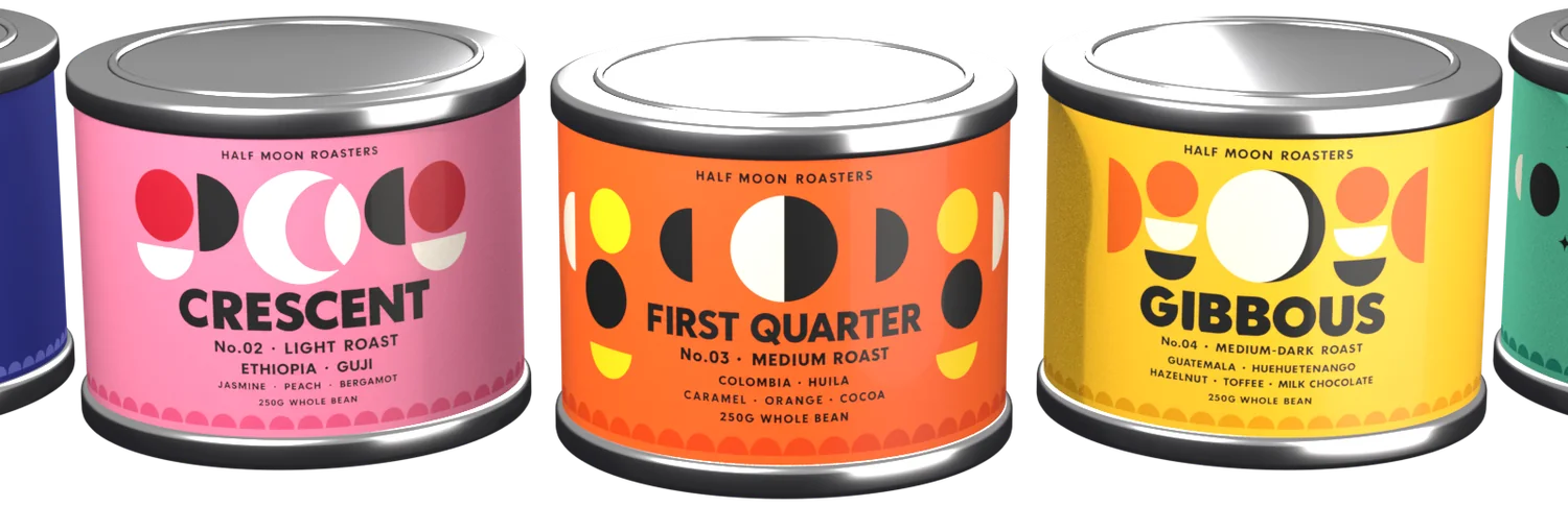 The Moon Cycle Set: all five tins